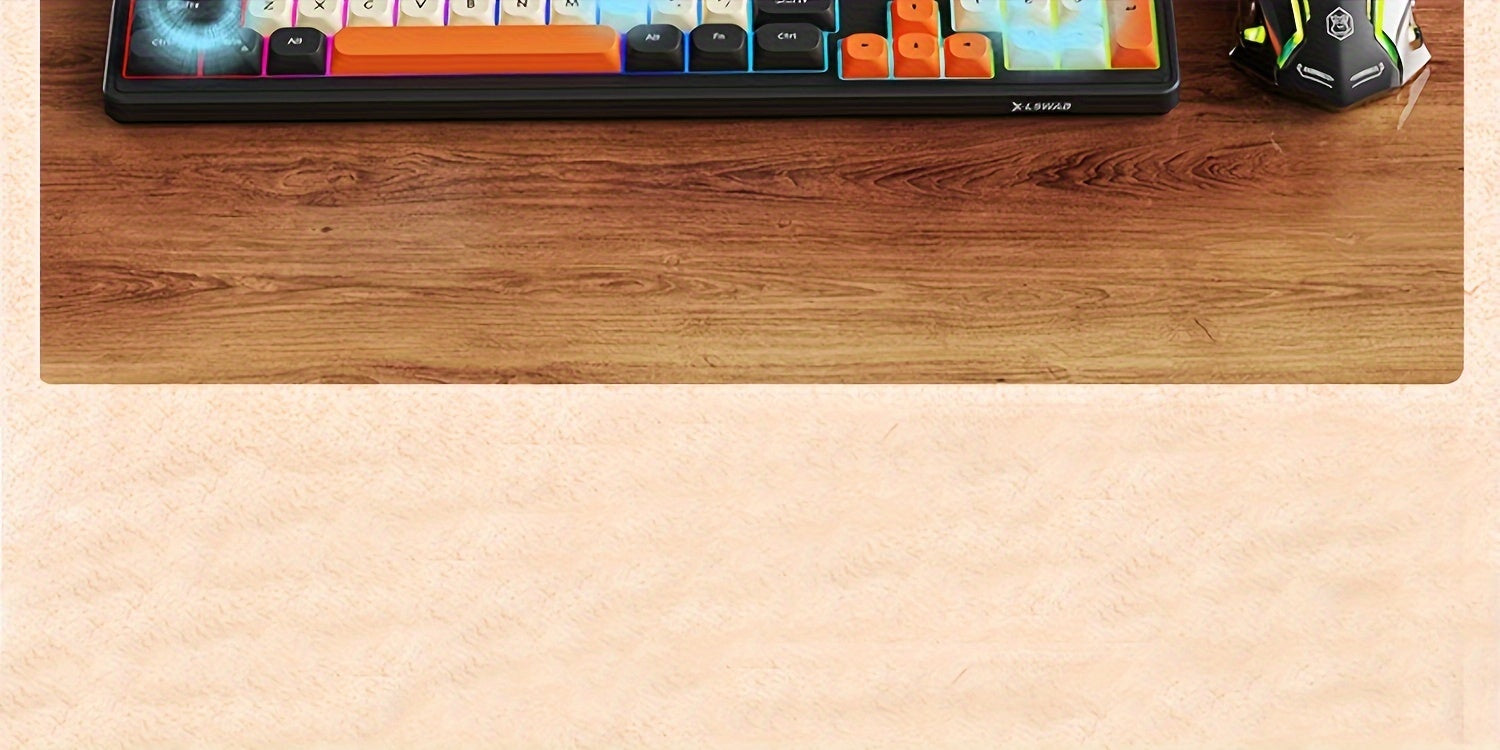 Clavier de jeu EWEADN 98 touches - Rétroéclairage arc-en-ciel