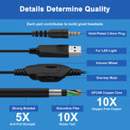 Casque de jeu KOTION EACH GS450 - Son surround RGB 7.1