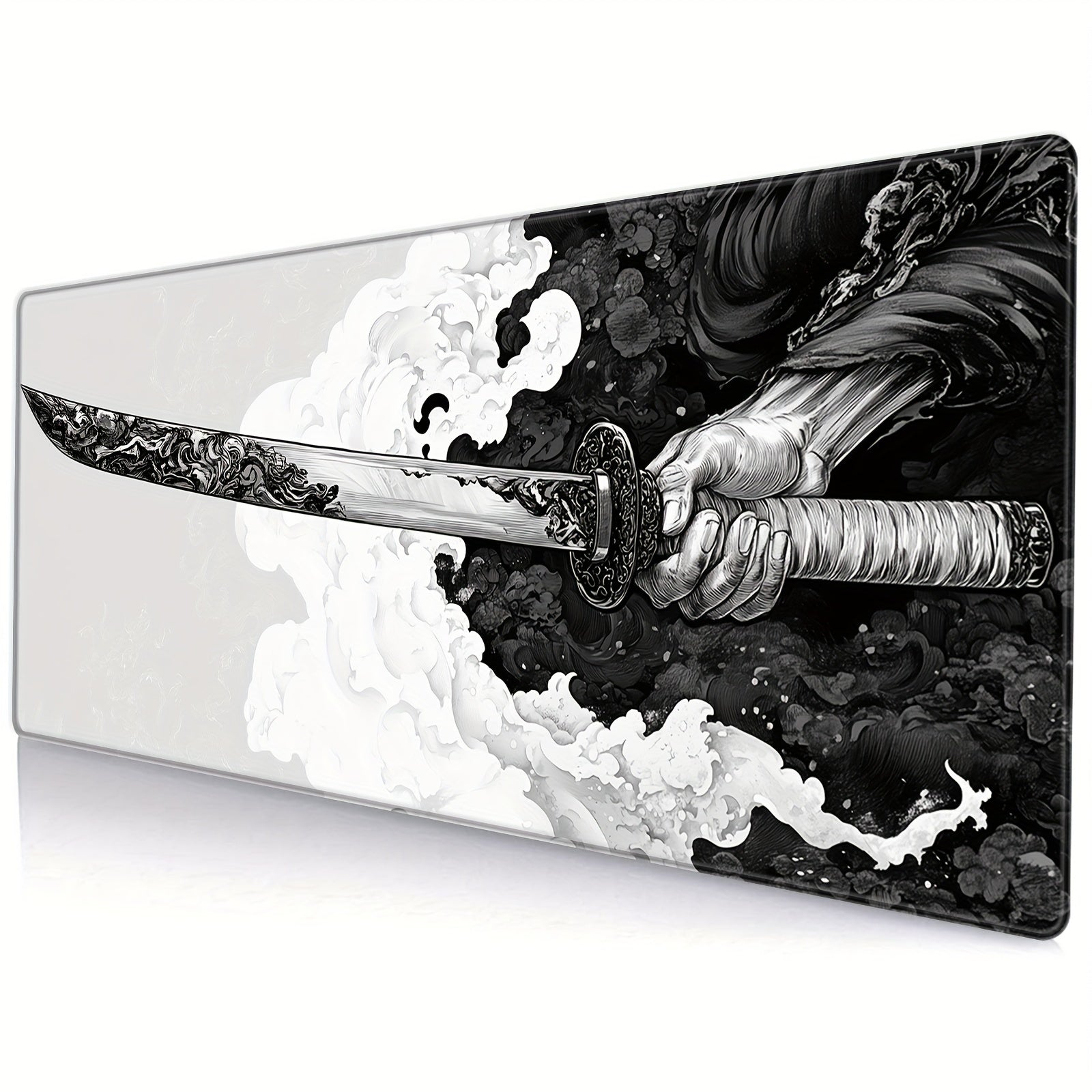 Japanese Samurai Sword Gaming Mouse Pad - XXL Extended