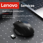Lenovo - Wireless Gaming Mouse | Silent & Dual-Mode