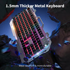 Clavier de jeu EWEADN 104 touches - Molette rétroéclairée par LED