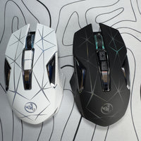 HXSJ T300 Wireless Mouse - 7 Buttons RGB