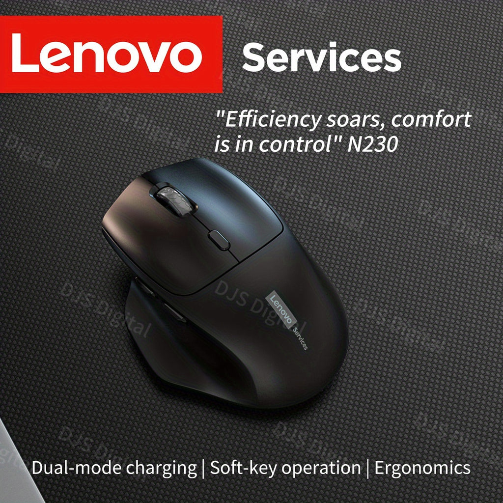 Lenovo - Wireless Gaming Mouse | Silent & Dual-Mode