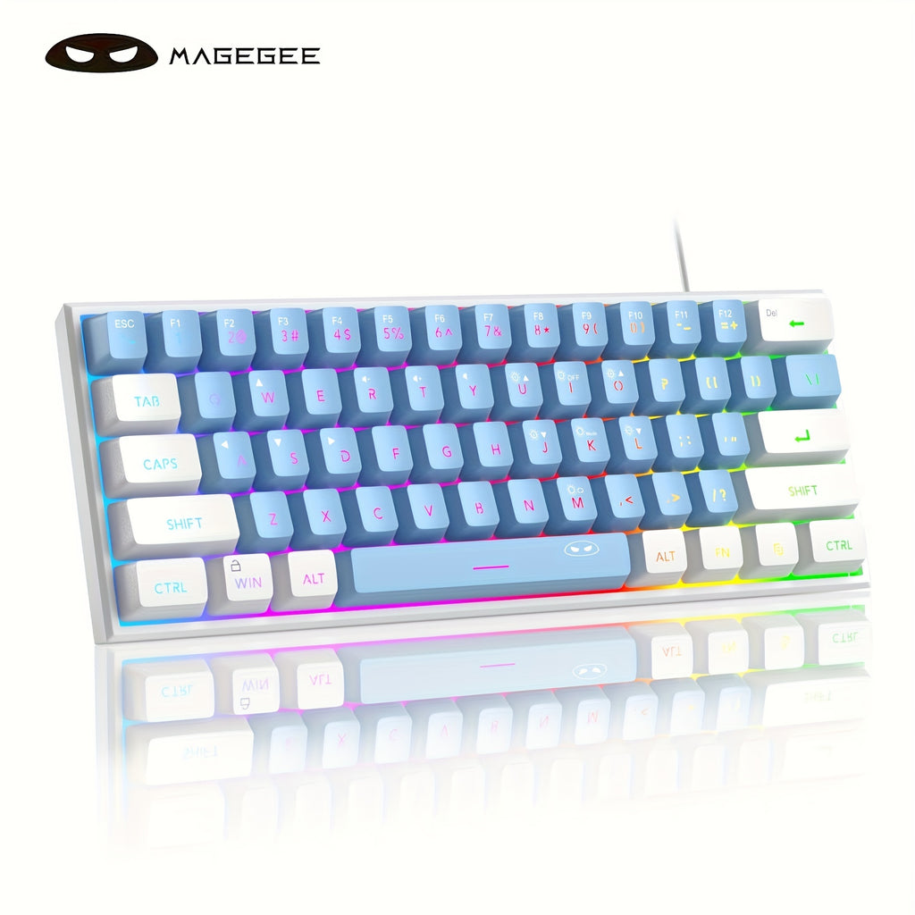 Clavier de jeu MAGEGEE TS91 60% - Rétroéclairage RVB