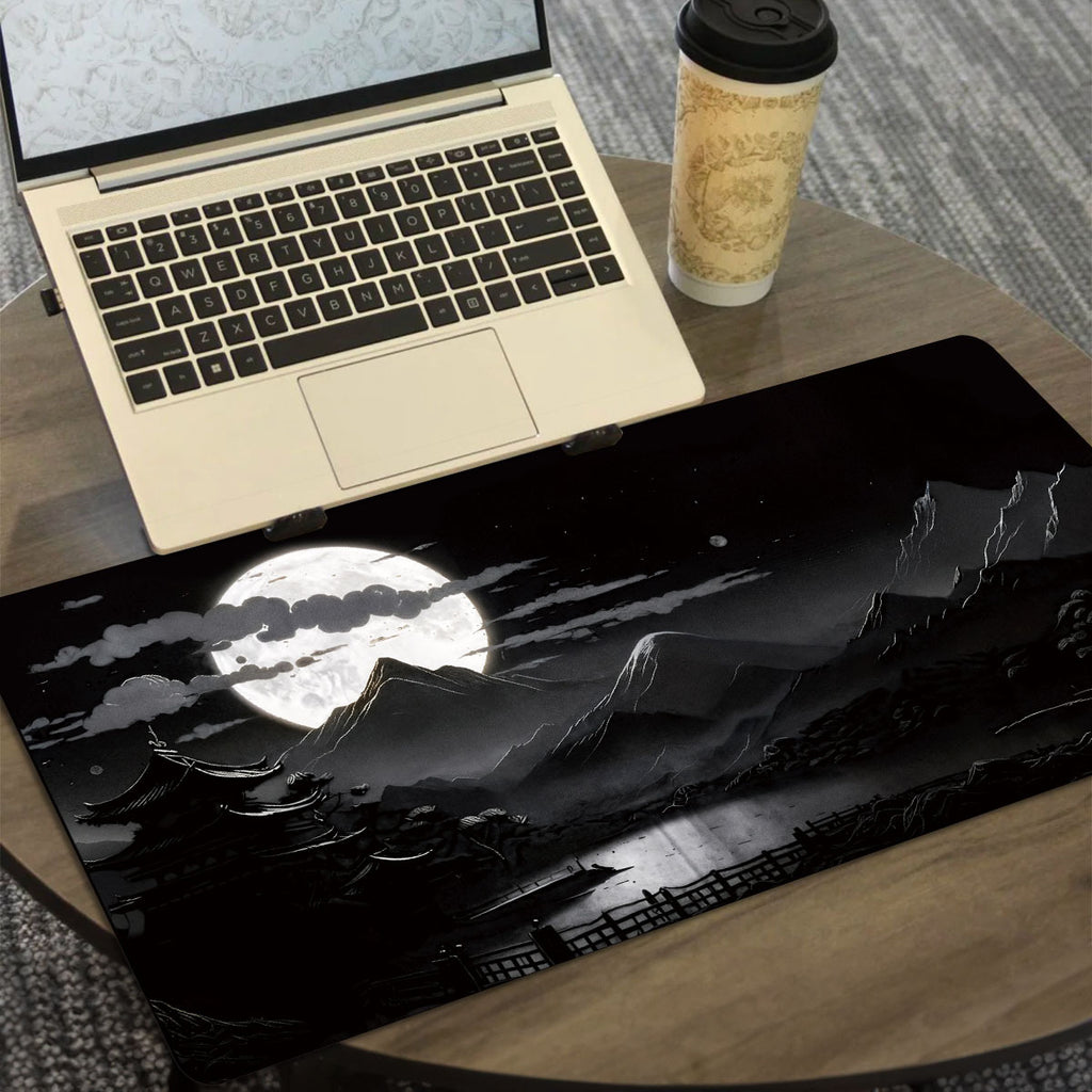 Tapis de souris gaming paysage asiatique - Montagne de la Lune (édition étendue)