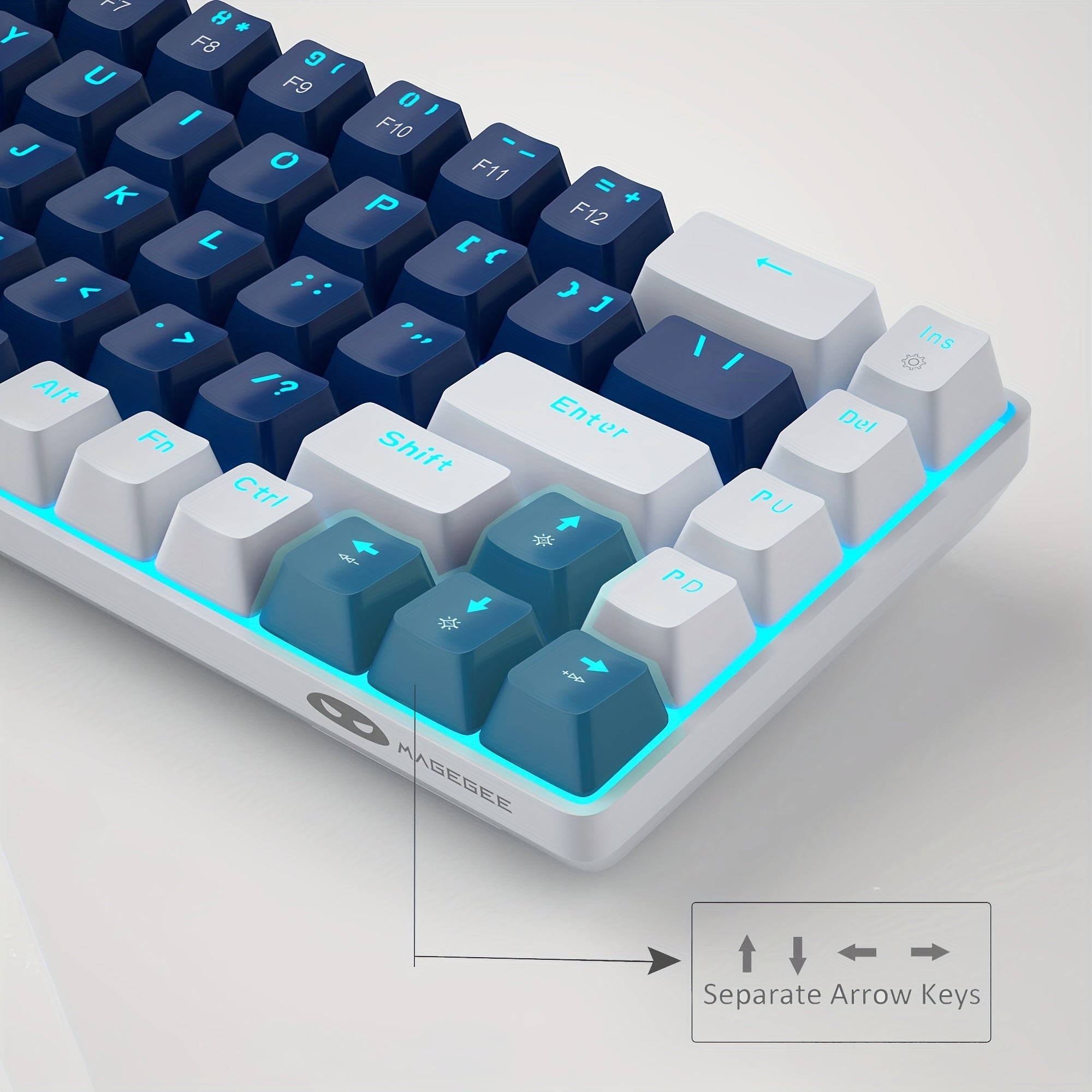 MAGEGEE MK-BOX Mechanical Keyboard - 68 Keys LED