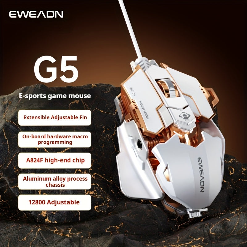 EWEADN G5 Gaming Mouse - 8 Buttons Adjustable