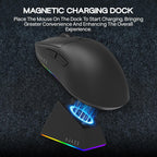 Souris gaming AJAZZ AJ139 V2 avec station de charge RGB