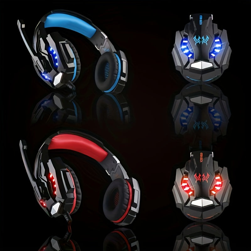 Casque de jeu LED G9000 - Mousse à mémoire de forme et son surround