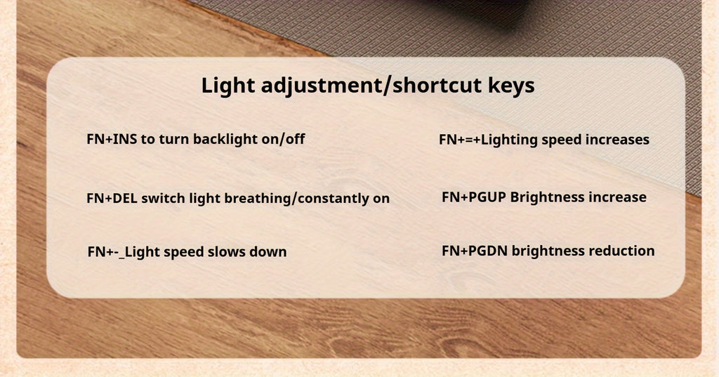 Clavier de jeu EWEADN 98 touches - Rétroéclairage arc-en-ciel