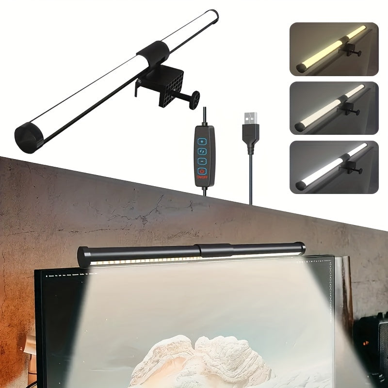 Lumière d'écran LED - Lampe de bureau USB 3 couleurs