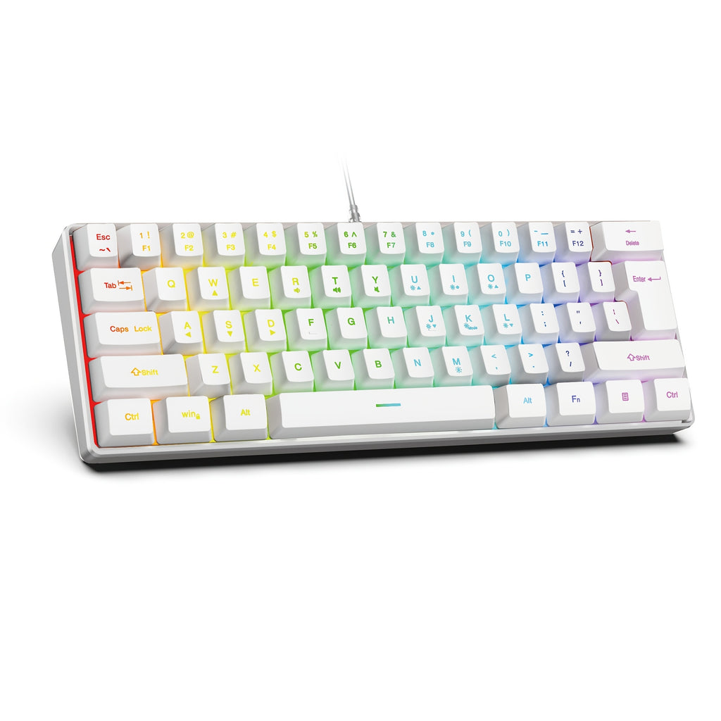 Clavier de jeu GOTBAT 60 % - Rétroéclairage RGB 61 touches