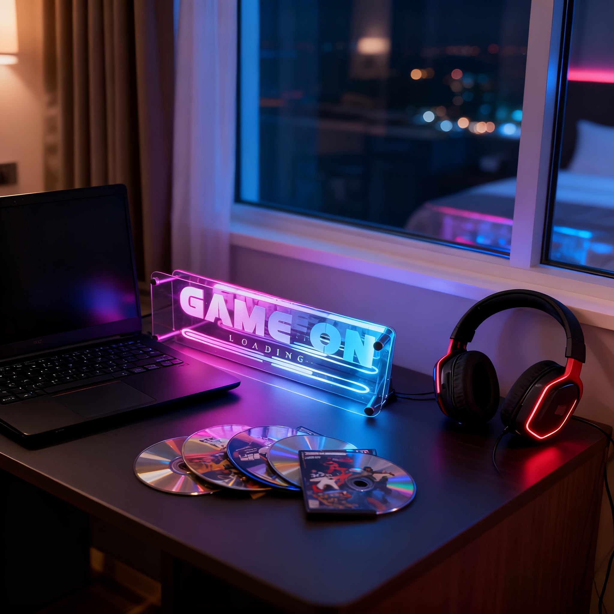 C'EST PARTI – Néon LED acrylique 3D