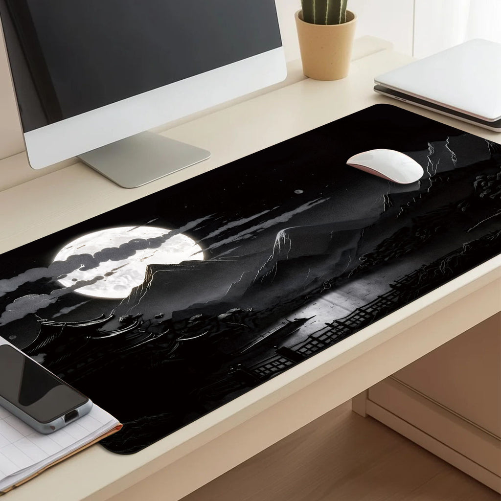 Tapis de souris gaming paysage asiatique - Montagne de la Lune (édition étendue)
