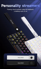 Clavier mécanique AJAZZ NK61 - Touches interchangeables à chaud (rouge)