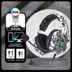 Casque de jeu filaire ONIKUMA K8 avec microphone pour PC, PUBG