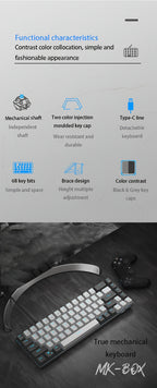 Clavier mécanique MAGEGEE MK-BOX - 68 touches LED