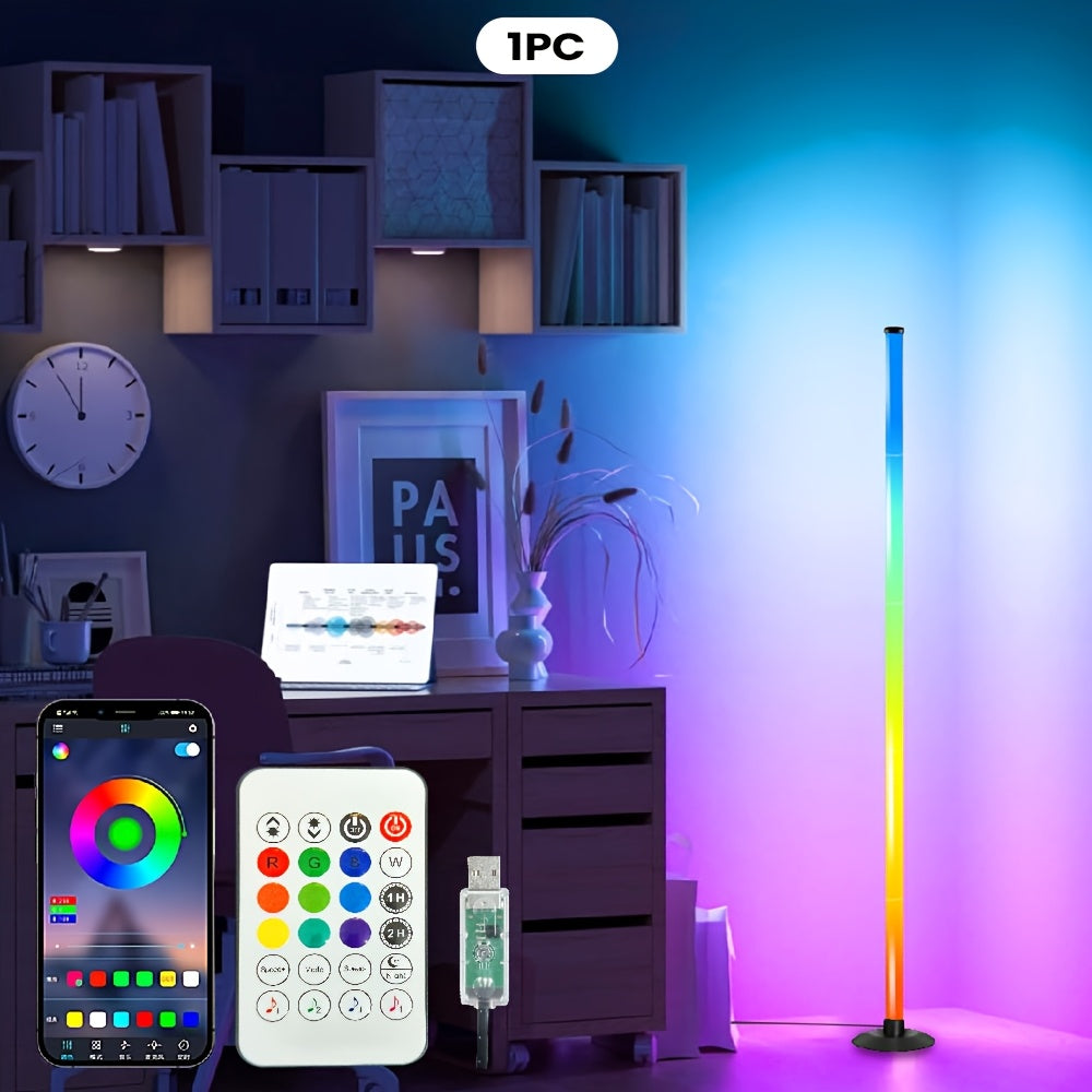RGB Corner Floor Lamp - Smart Music Sync App Control