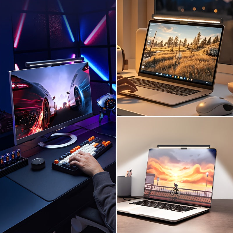 Lumière d'écran LED - Lampe de bureau USB 3 couleurs