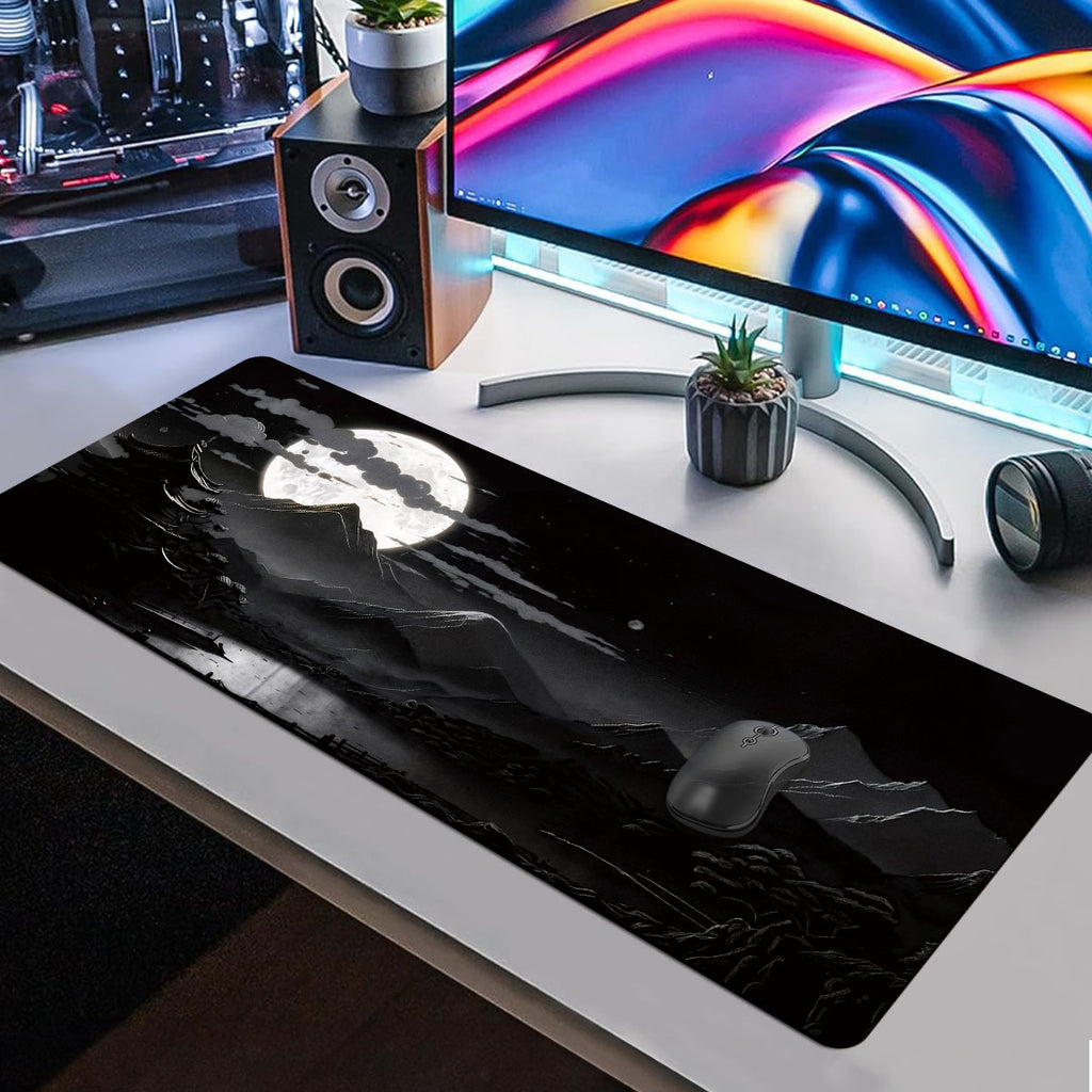 Tapis de souris gaming paysage asiatique - Montagne de la Lune (édition étendue)
