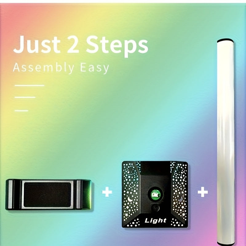 Lumière d'ambiance de jeu pour bureau - Support de casque LED