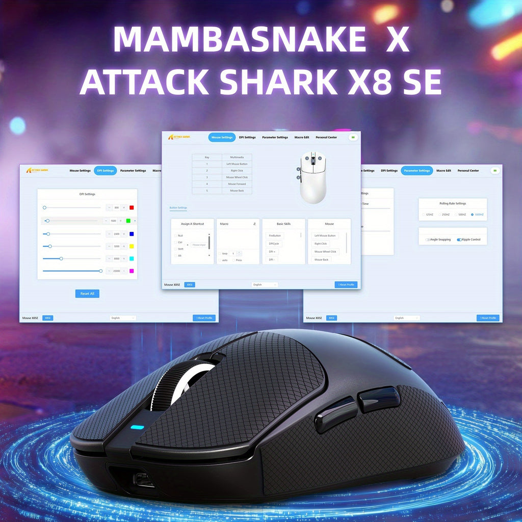 ATTACK SHARK X8SE - Wireless Gaming Mouse
