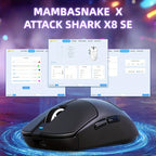 ATTACK SHARK X8SE - Wireless Gaming Mouse