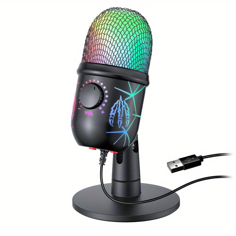 Microphone de jeu - Micro USB pour PC, podcast et streaming