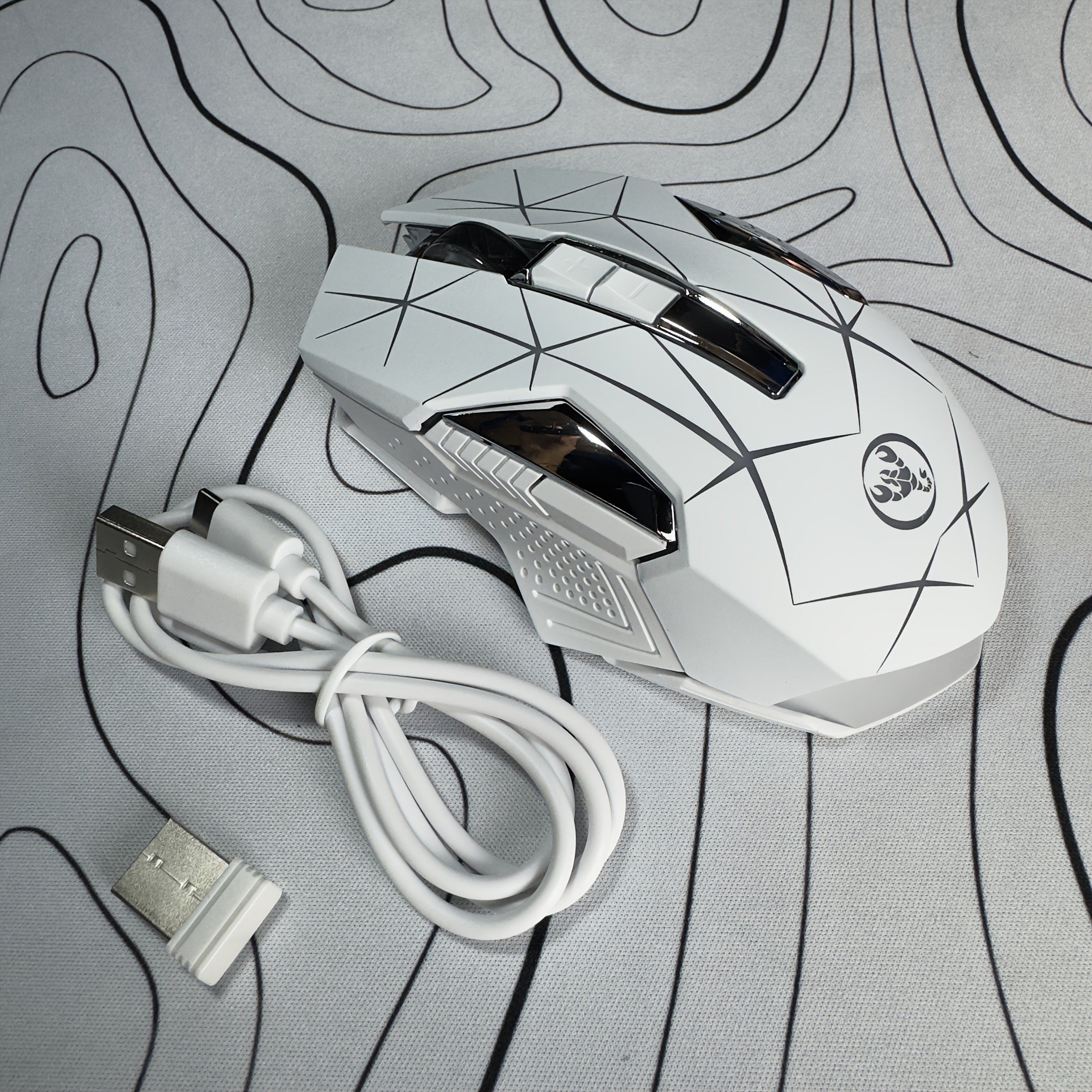 HXSJ T300 Wireless Mouse - 7 Buttons RGB