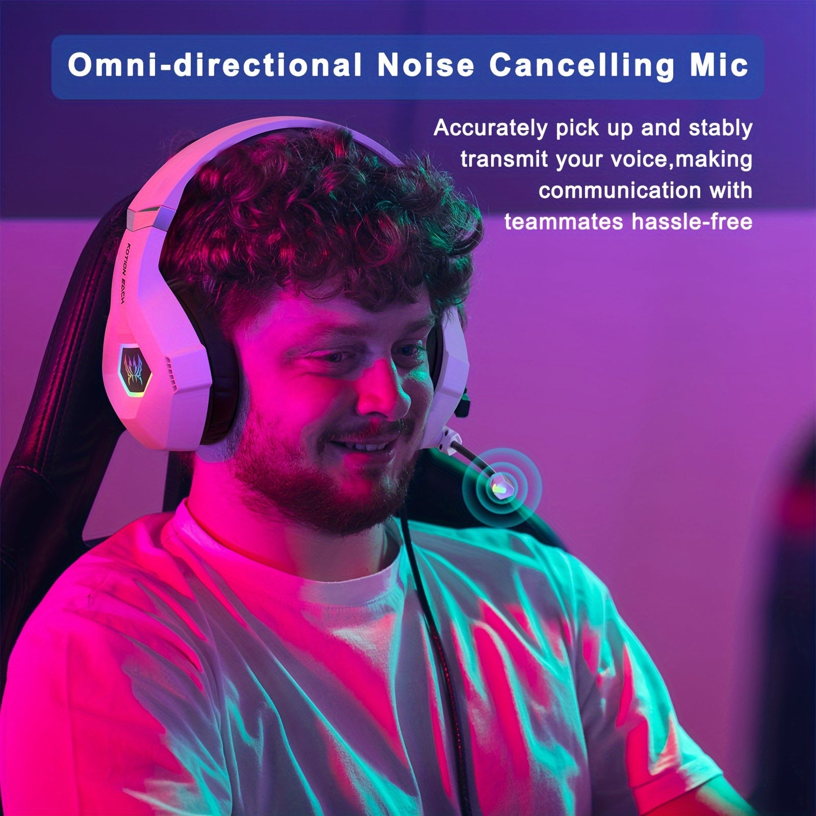 KOTION EACH GS450 Gaming Headset - RGB 7.1 Surround