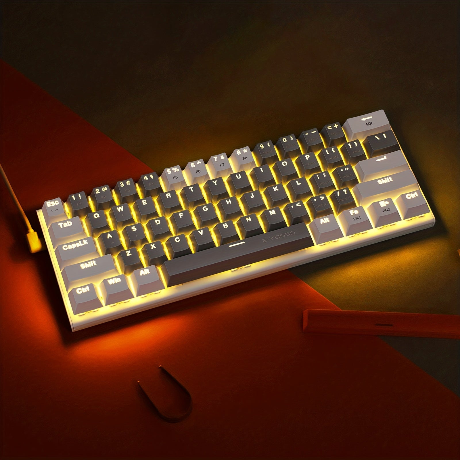 E-YOOSO Z11 Mechanical Keyboard 60% - LED Backlit