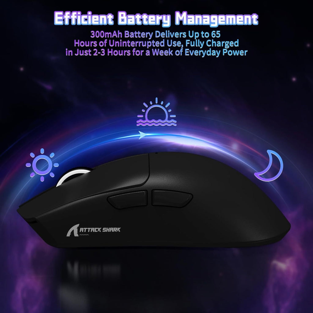Souris gaming ATTACK SHARK X11SE - Légère (59 g)