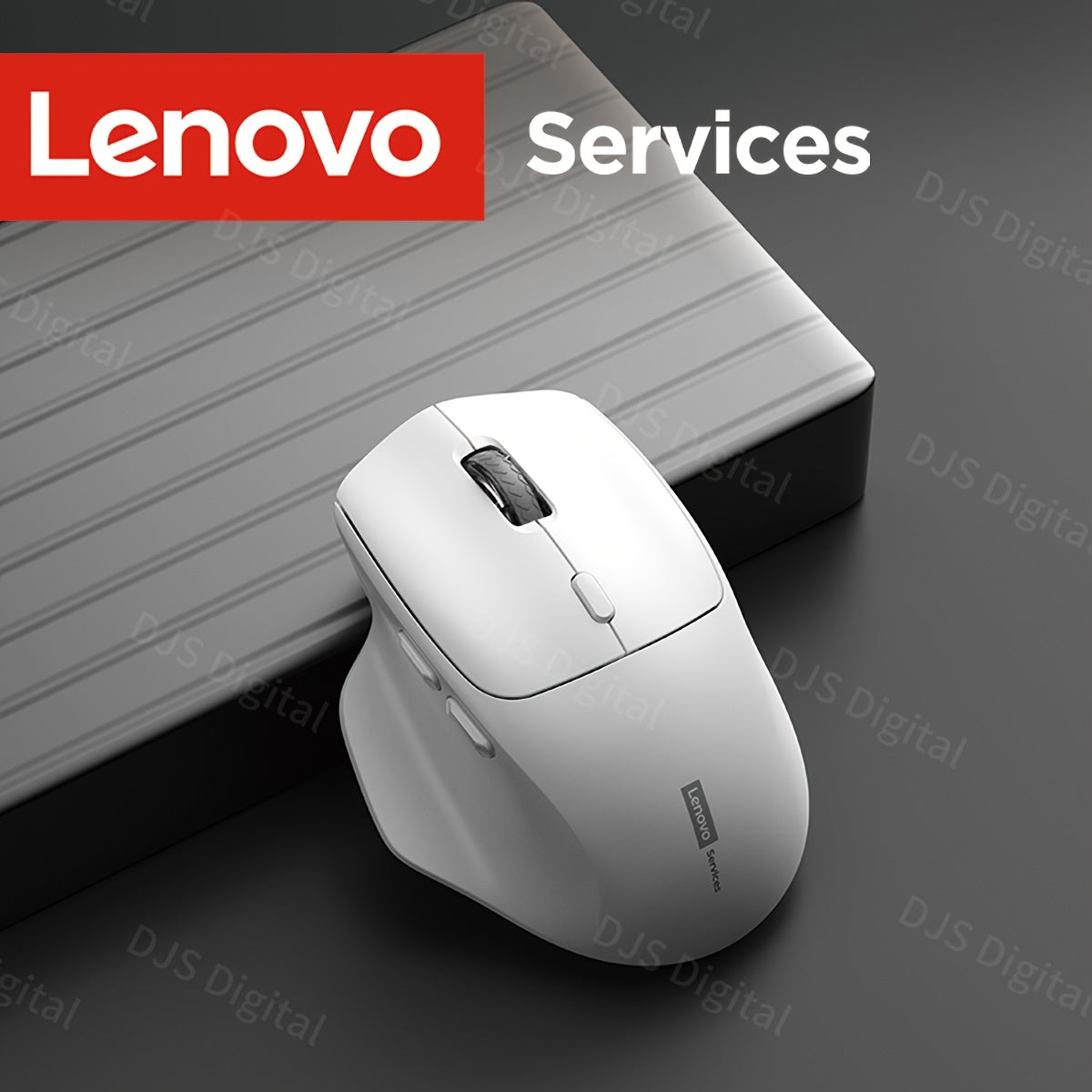 Lenovo - Wireless Gaming Mouse | Silent & Dual-Mode