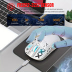 Souris de jeu sans fil RGB HXSJ