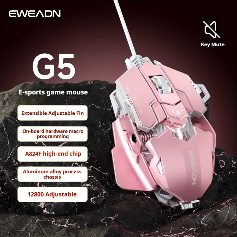 EWEADN G5 Gaming Mouse - 8 Buttons Adjustable