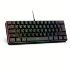 Clavier de jeu GOTBAT 60 % - Rétroéclairage RGB 61 touches