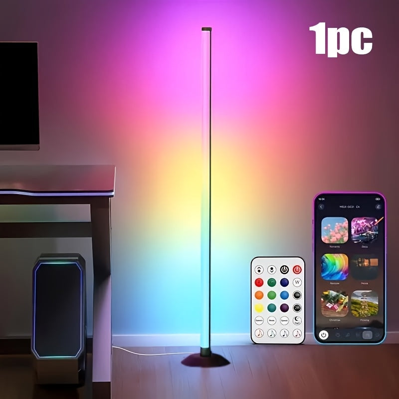 RGB Corner Floor Lamp - Smart Music Sync App Control
