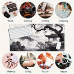 Tapis de souris gaming à l'encre de Chine - Art du pavillon ancien