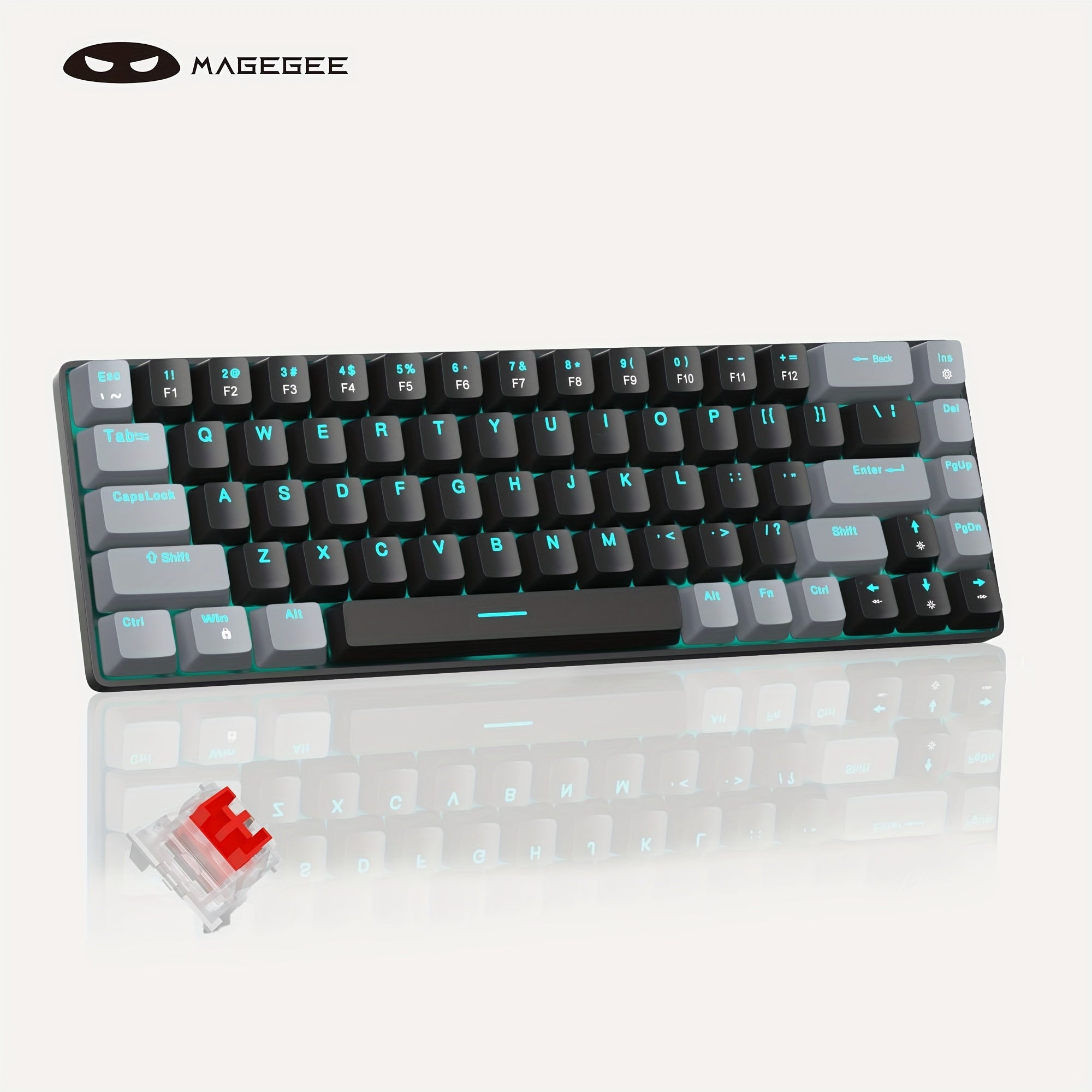 MAGEGEE MK-BOX Mechanical Keyboard - 68 Keys LED