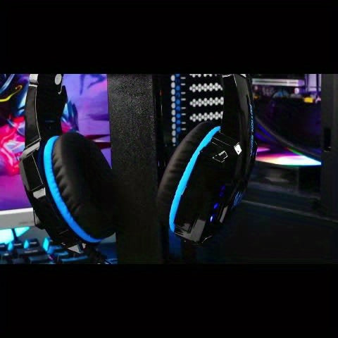Casque de jeu LED G9000 - Mousse à mémoire de forme et son surround