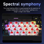 Clavier mécanique AJAZZ NK61 - Touches interchangeables à chaud (rouge)