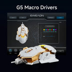 Souris de jeu EWEADN G5 - 8 boutons réglables