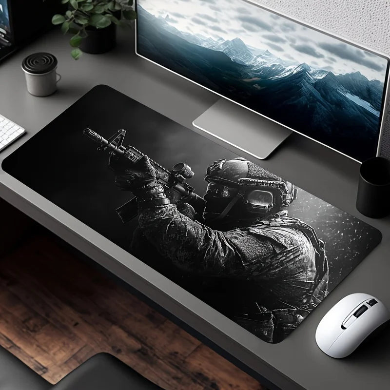 Tactical Soldier Gaming Mouse Pad