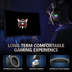 Casque de jeu filaire ONIKUMA K8 avec microphone pour PC, PUBG