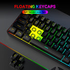 Clavier de jeu GOTBAT 60 % - Rétroéclairage RGB 61 touches