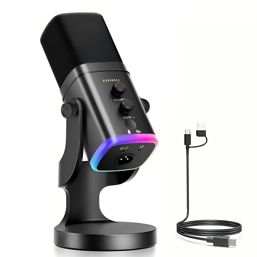 Microphone dynamique XLR/USB – Streaming et Gaming