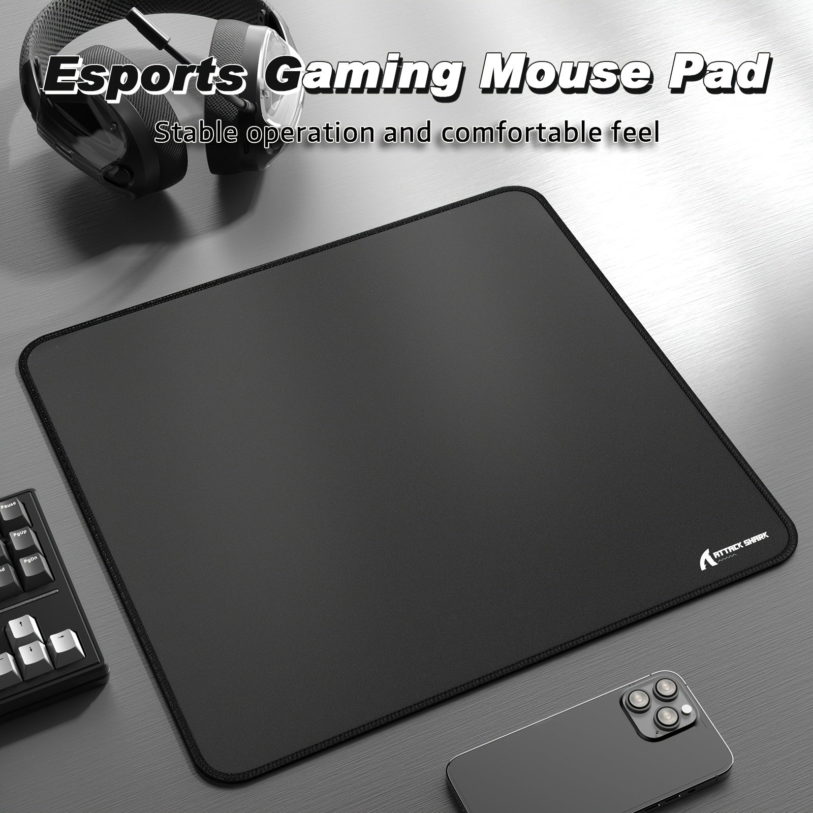 ATTACK SHARK CM03 Gaming Mouse Pad - 4mm Thick Premium