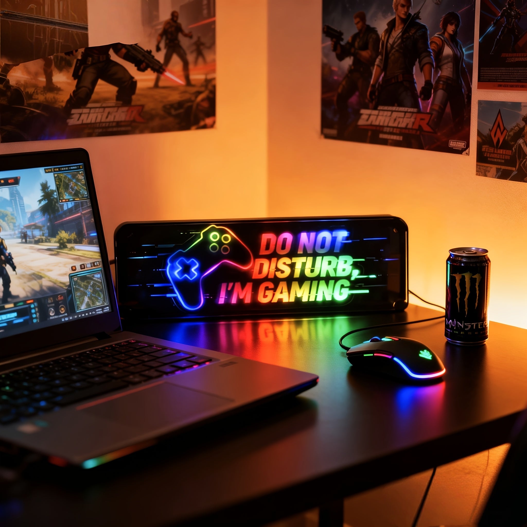 C'EST PARTI – Néon LED acrylique 3D