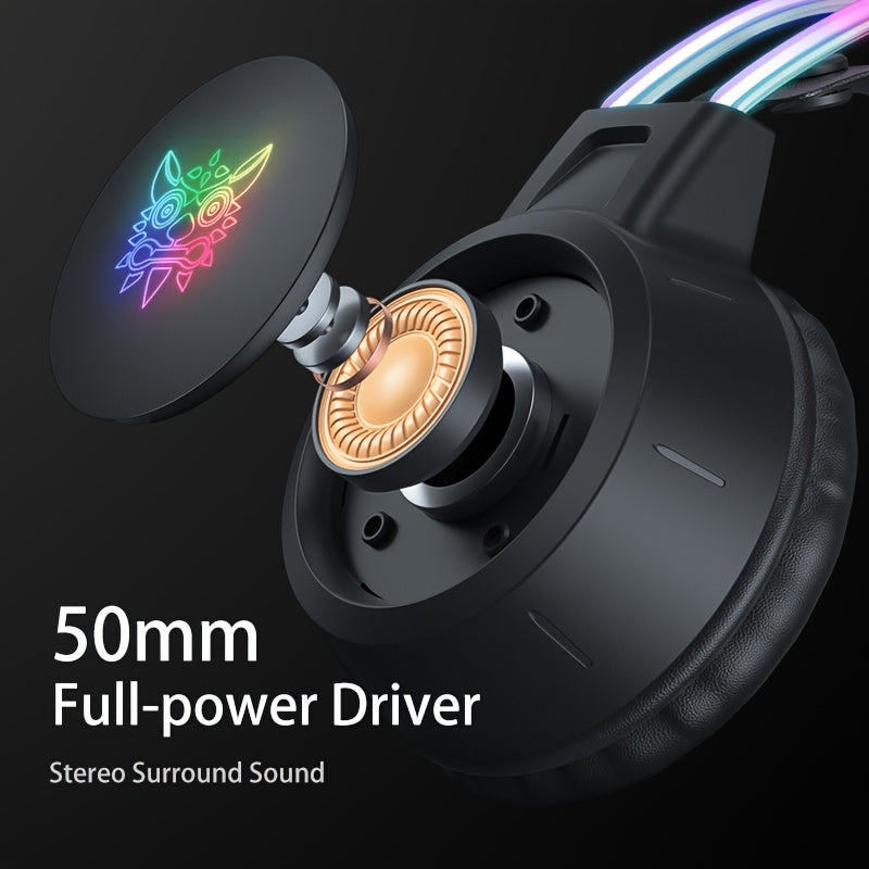 Casque de jeu ONIKUMA pour streaming - Réduction de bruit RGB