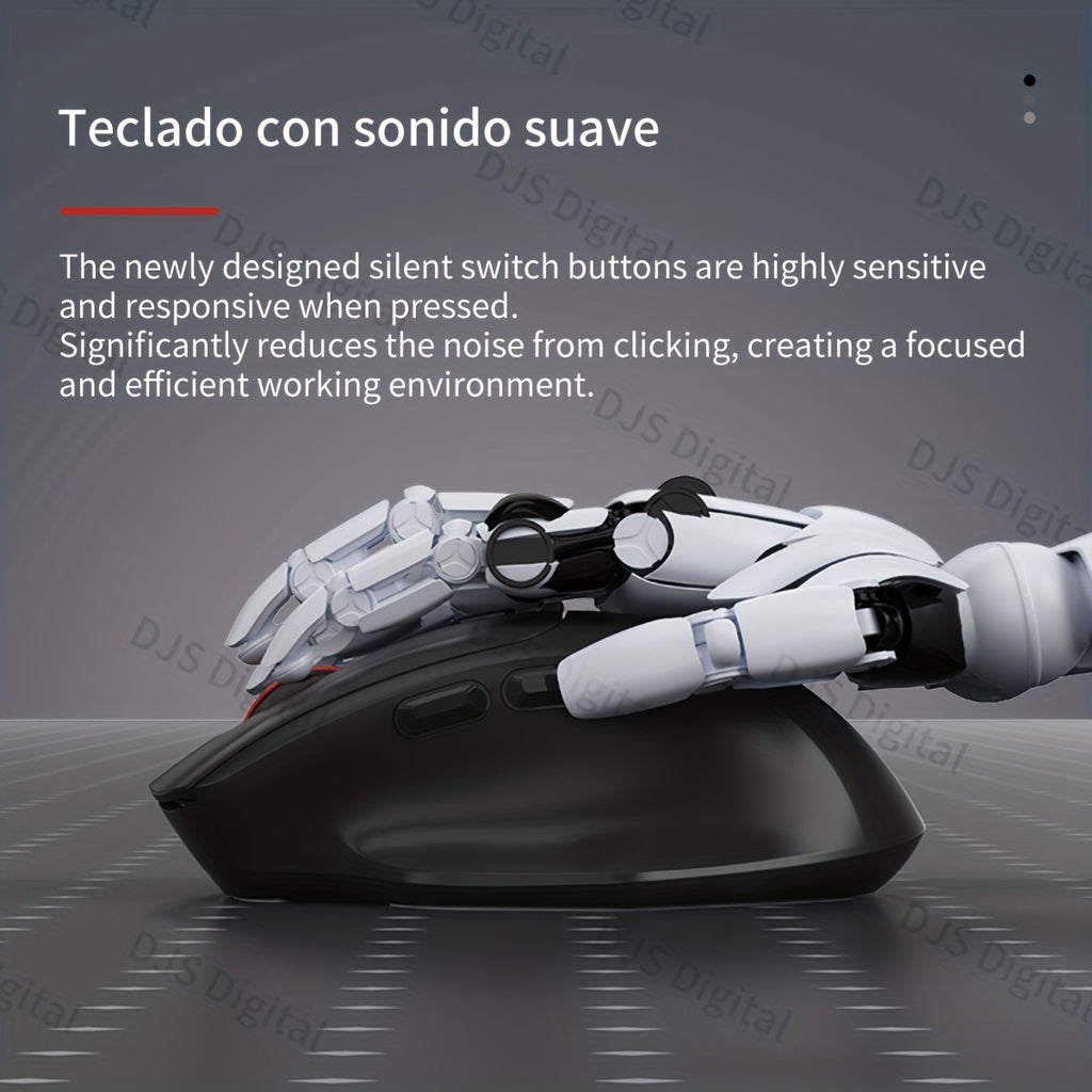 Lenovo - Wireless Gaming Mouse | Silent & Dual-Mode